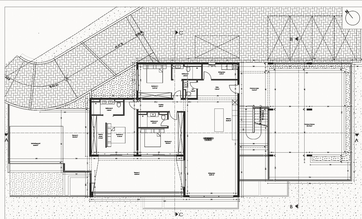 Upper floor plan